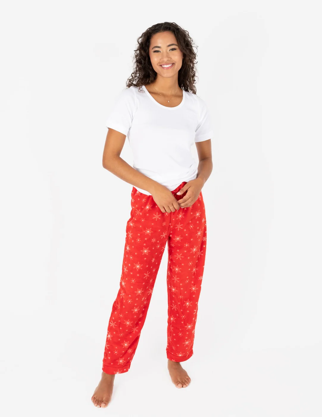 Women's Christmas Fleece Pants - Image 10