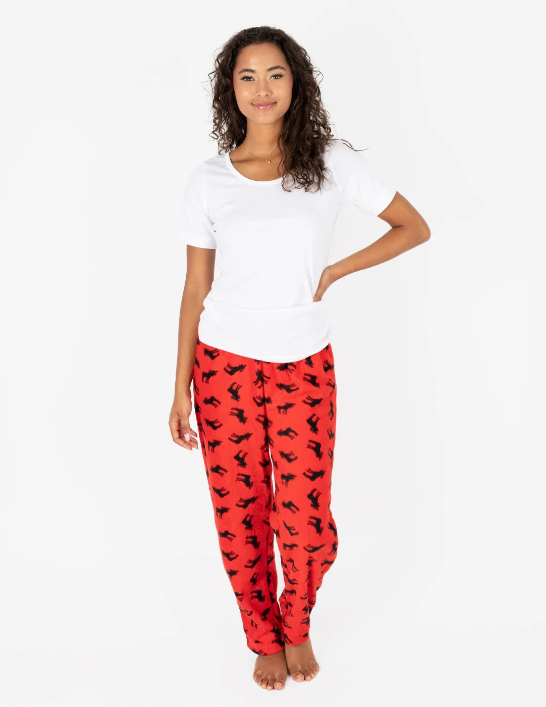 Women's Christmas Fleece Pants - Image 3