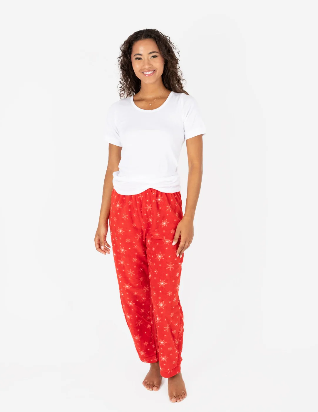 Women's Christmas Fleece Pants - Image 9