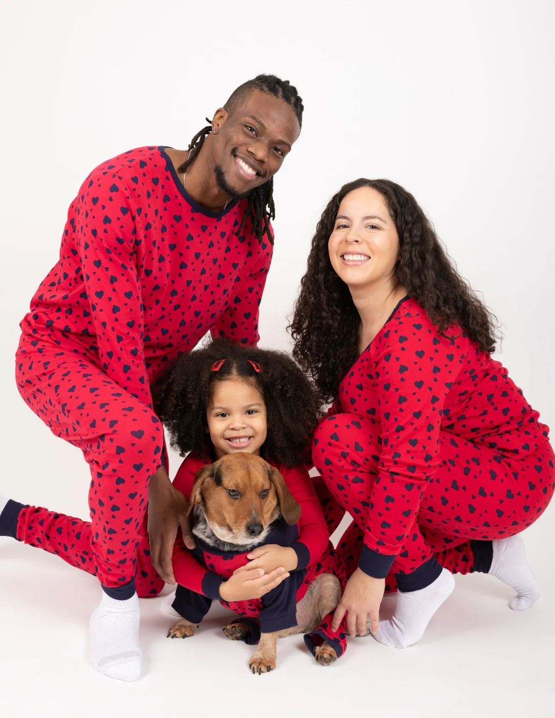 Women's Hearts Cotton Pajamas - Image 3
