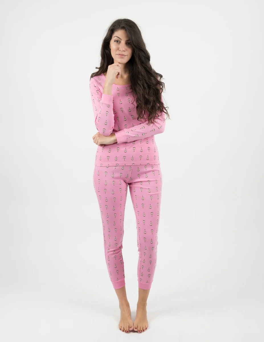 Women's Two Piece Cotton Pajamas
