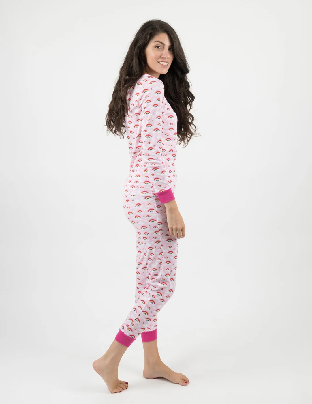 Women's Two Piece Cotton Pajamas - Image 8