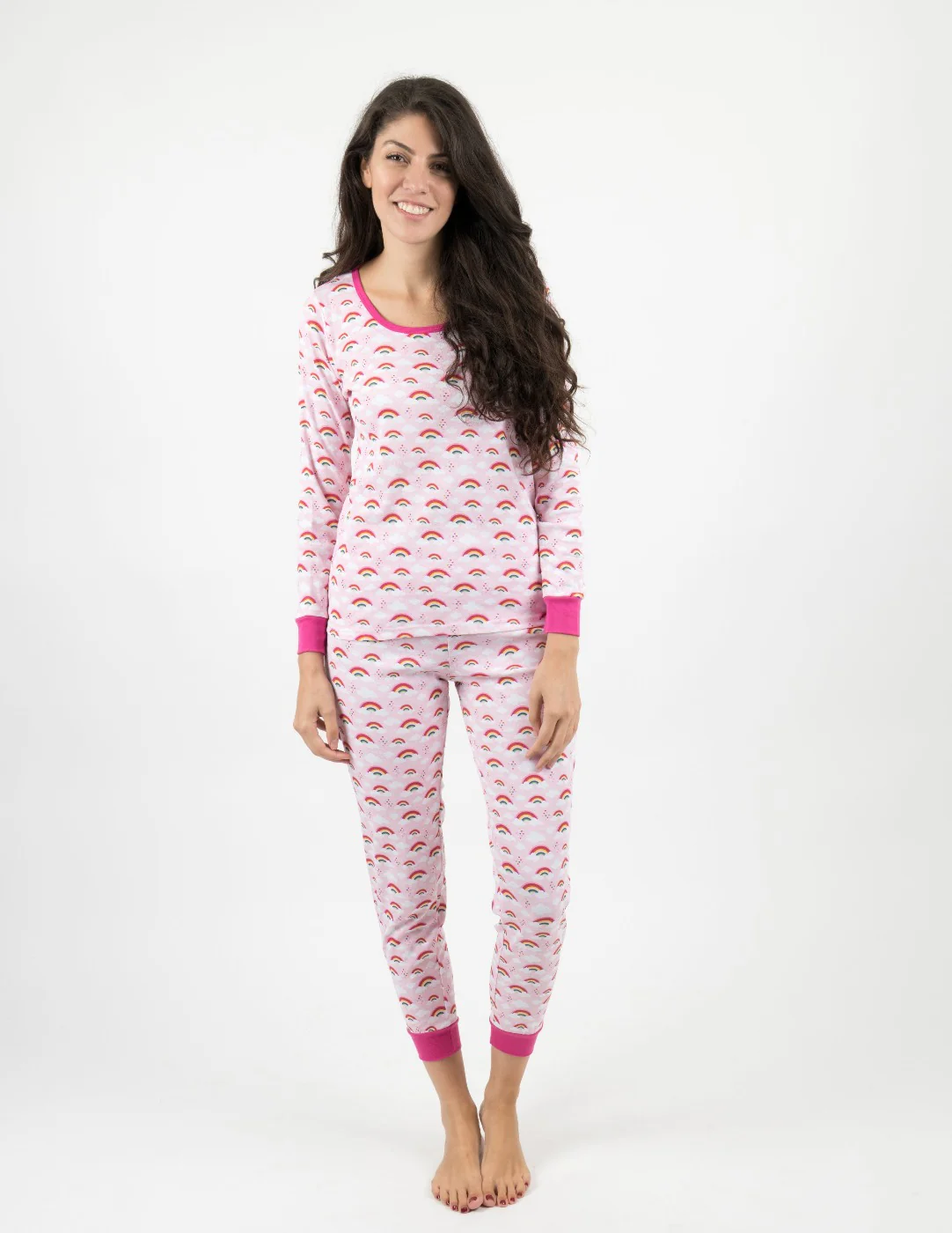 Women's Two Piece Cotton Pajamas - Image 9