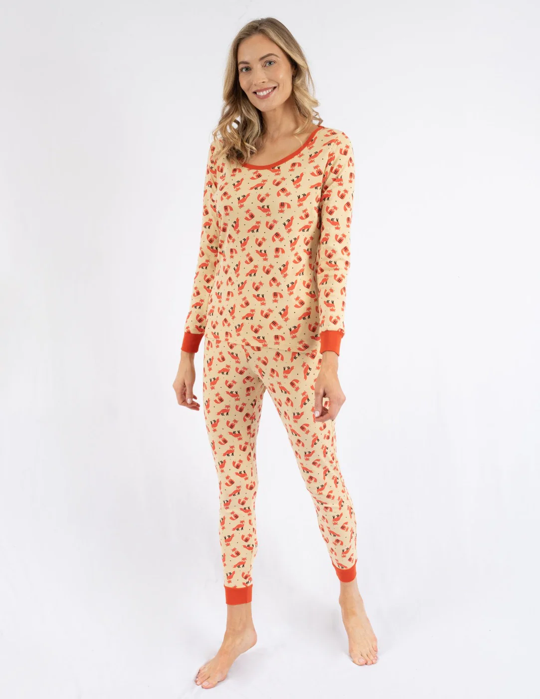 Women's Two Piece Animal Pajamas - Image 10