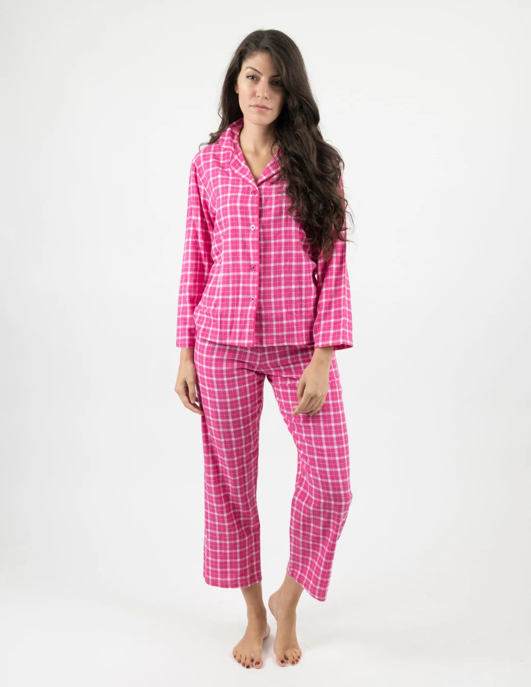 Women's Flannel Plaid Pajamas - Image 9