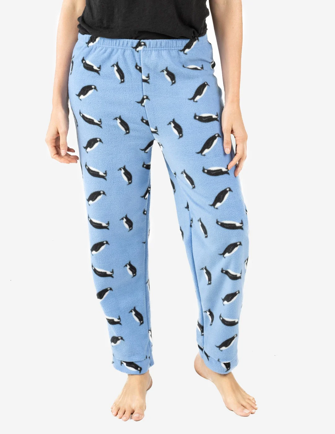 Women's Fleece Animal Print Pants - Image 3