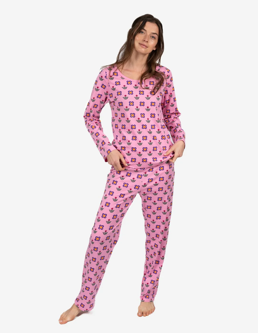 Women's Loose Fit Flower Pot Pajamas - Image 2