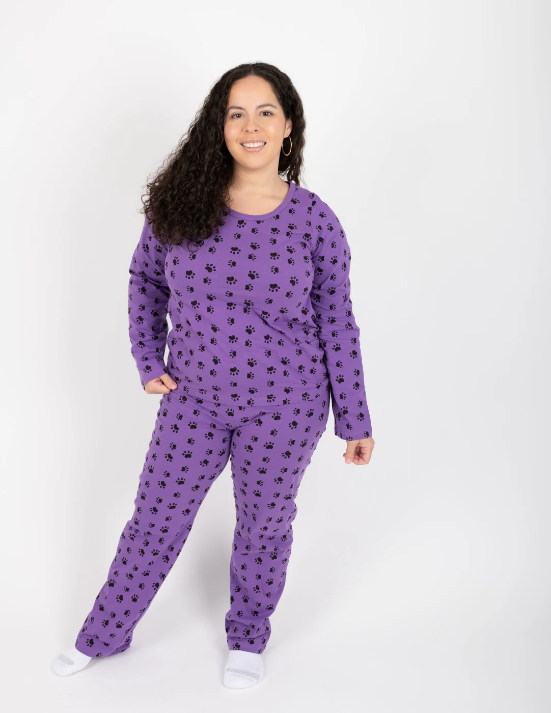 Women's Loose Fit Cotton Pajamas - Image 2
