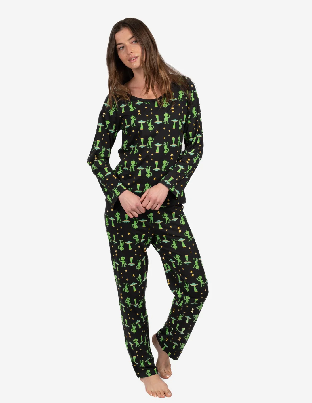 Women's Loose Fit Cotton Pajamas - Image 5
