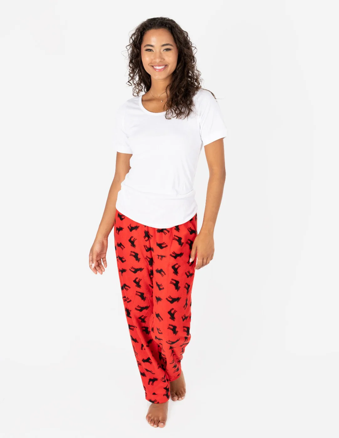 Women's Fleece Moose Pants - Image 2