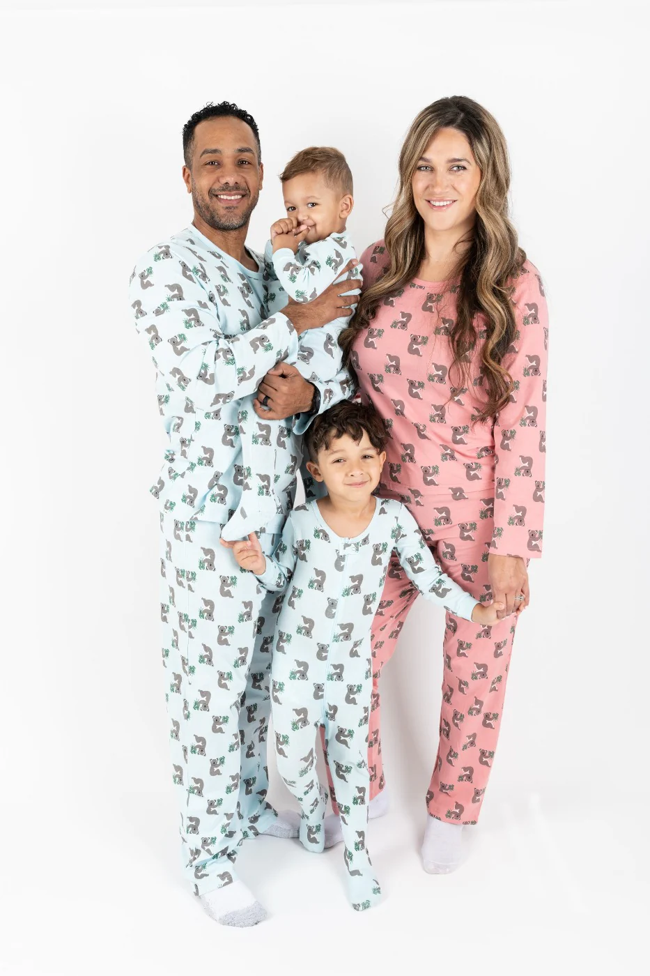 Womans Loose Fit Pink Koala Pajamas - Image 4