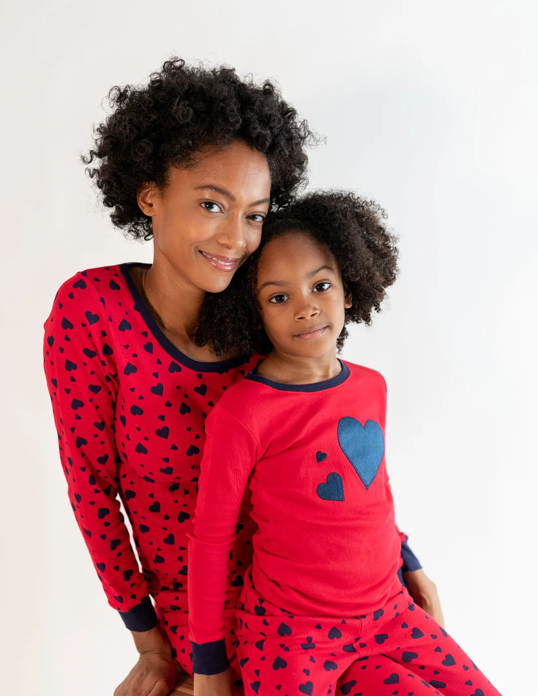 Women's Dark Navy Hearts Pajamas - Image 2