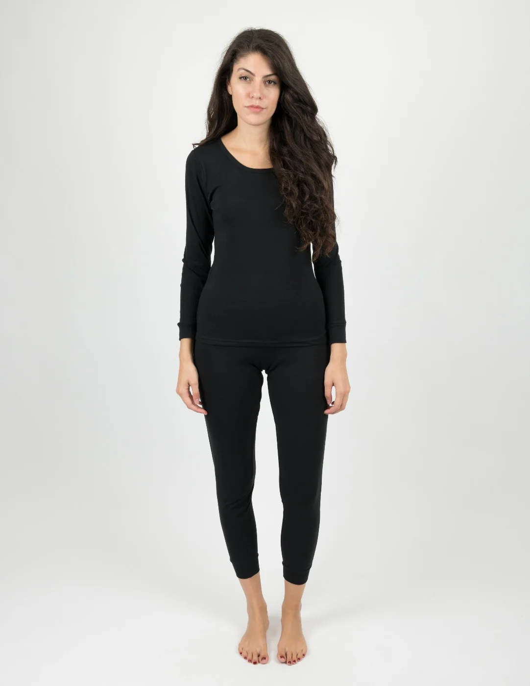 Women's Neutral Solid Color Pajamas - Image 6