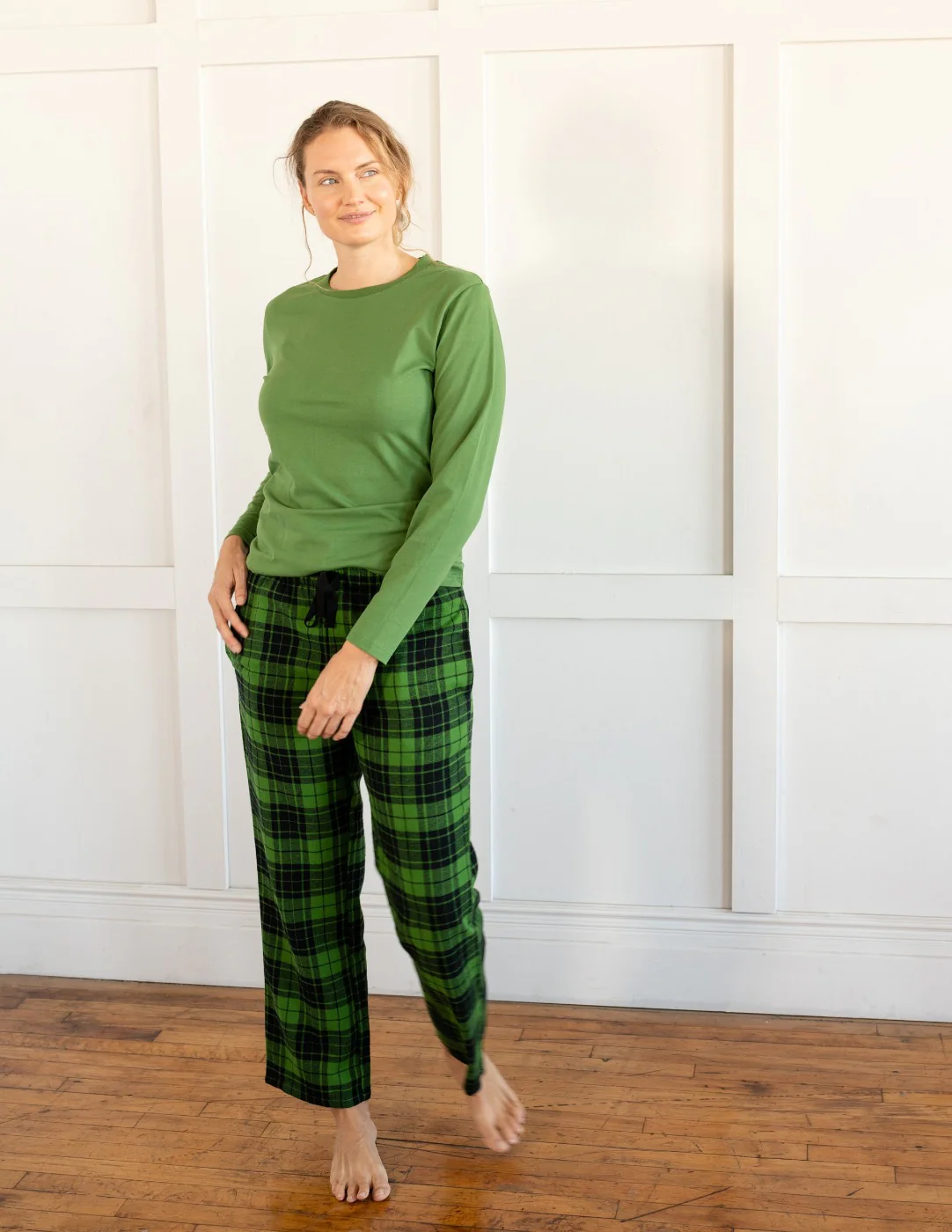 Women's Print Flannel Pajama Sets - Image 3