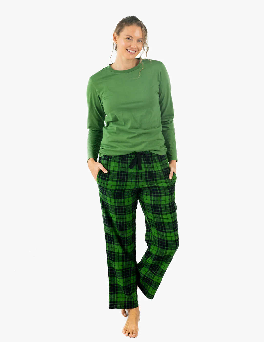 Women's Print Flannel Pajama Sets - Image 4