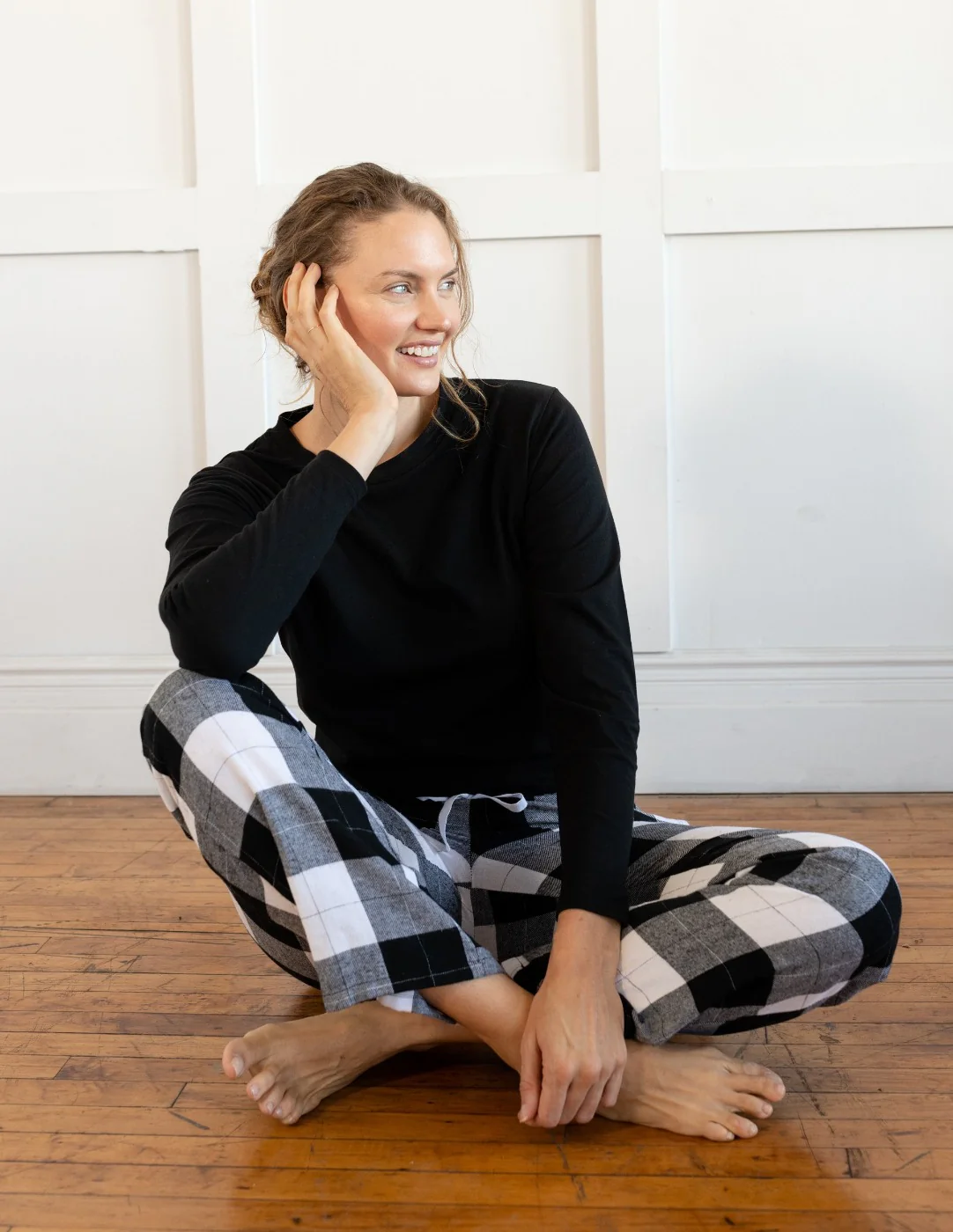 Women's Print Flannel Pajama Sets - Image 5
