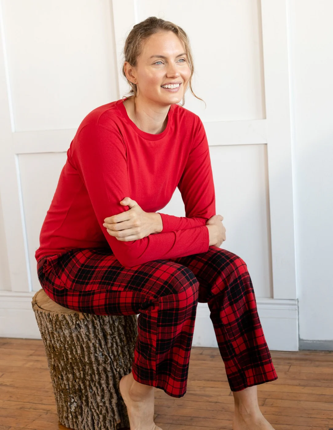 Women's Print Flannel Pajama Sets - Image 7